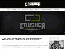 Tablet Screenshot of crushercrossfit.com